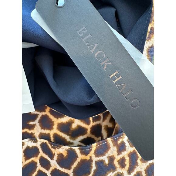 BLACK HALO Montez Belted Sheath Dress Size 4 NWT - Picture 4 of 11